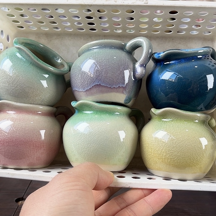 红陶量货/口高深浅搭配发6个