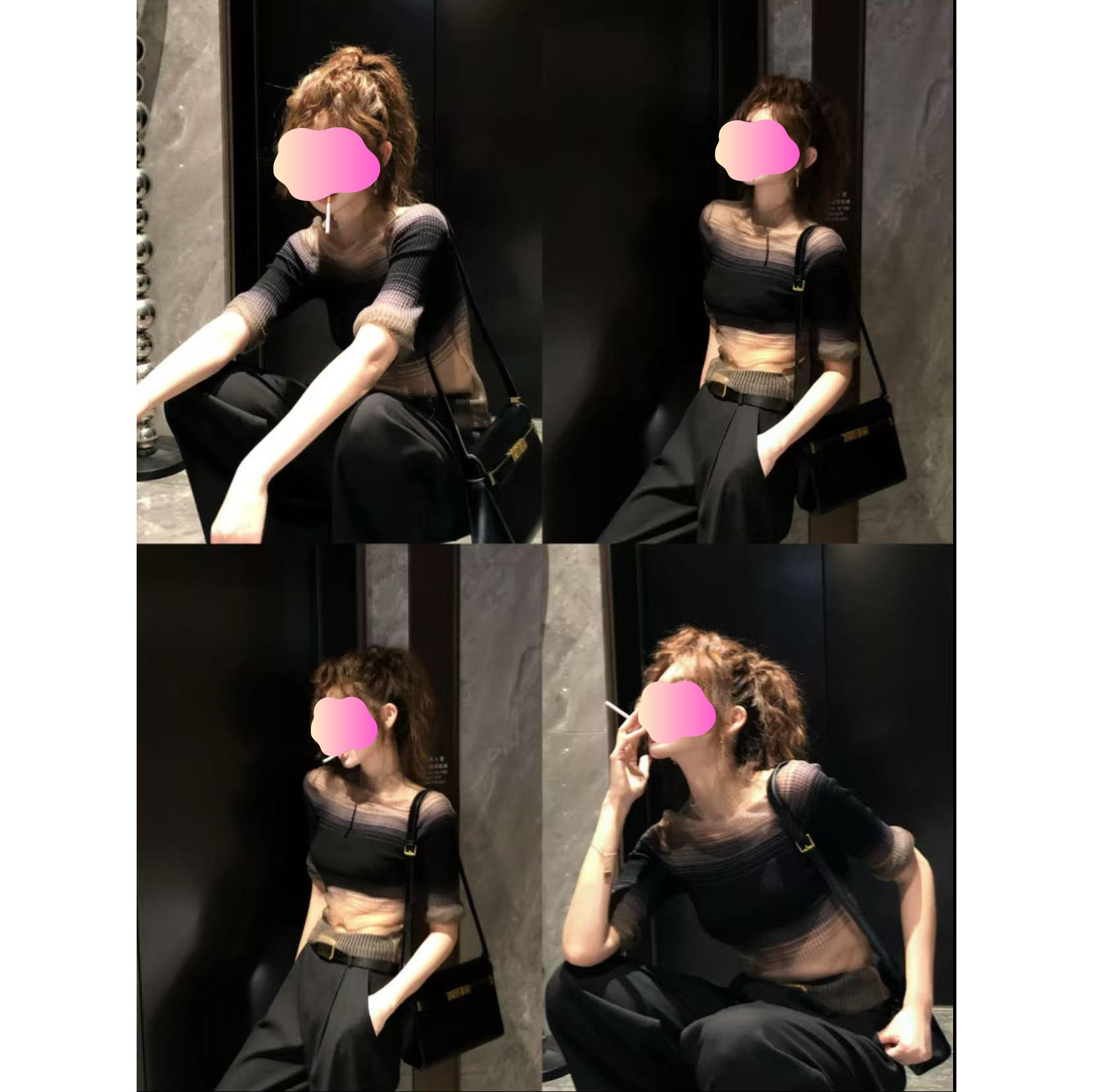 【权威来了】夏季韩版复古时尚气质修身显瘦上衣