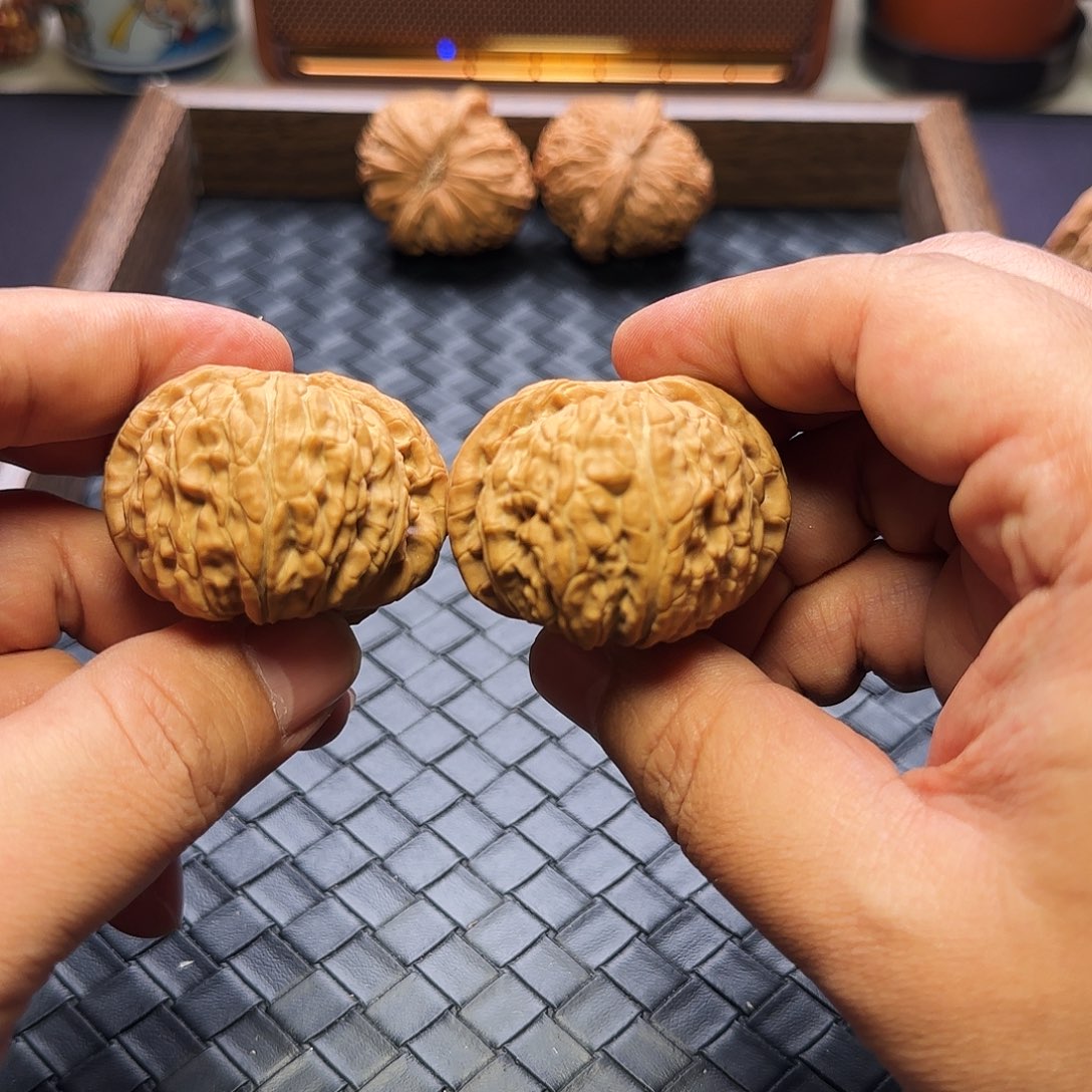 把件文玩核桃闷白43