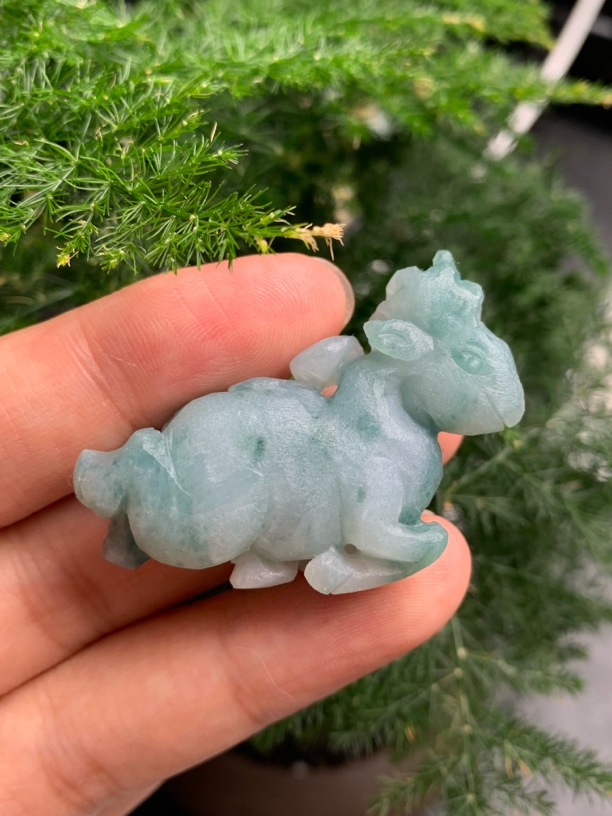 天然缅甸翡翠A货一鹿有你