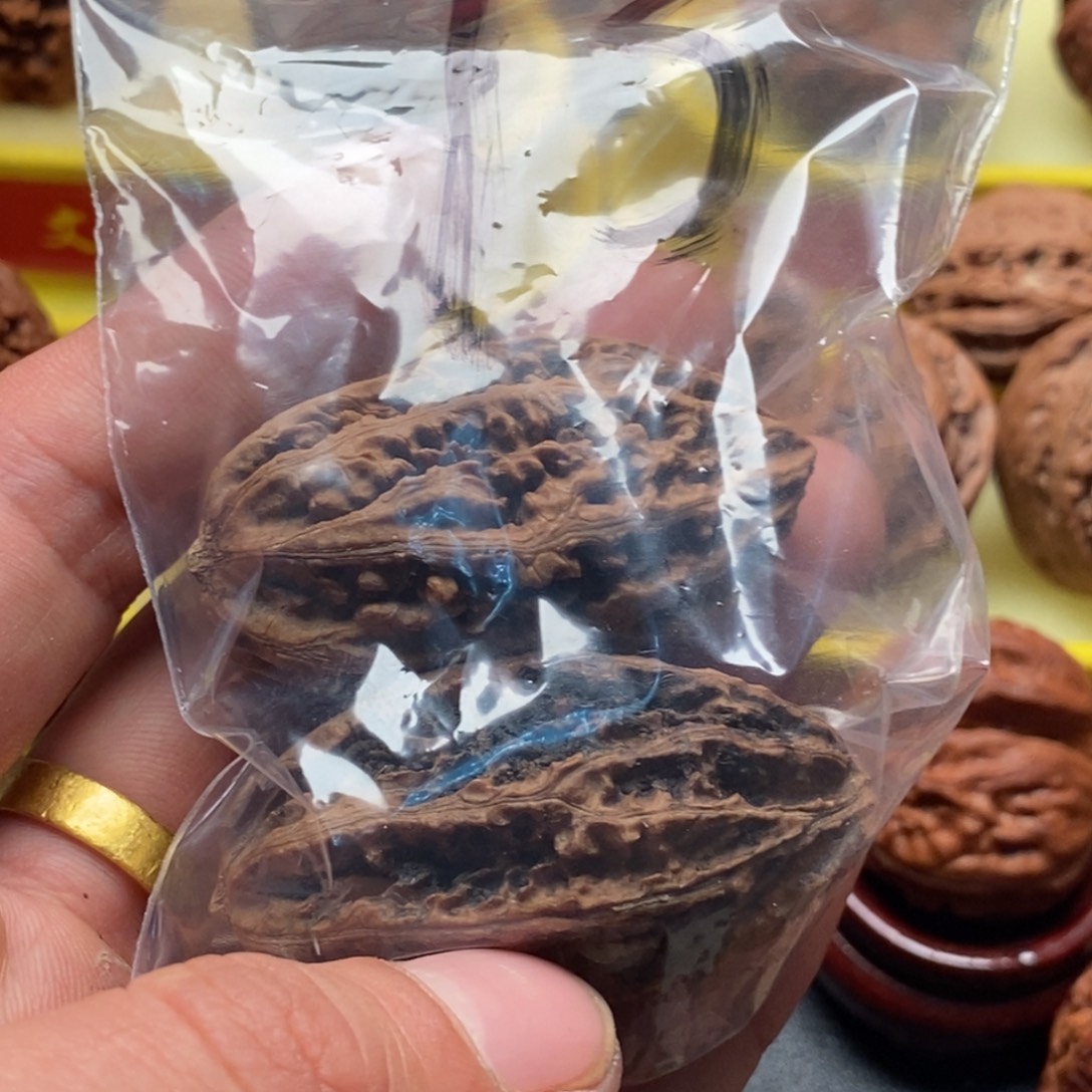 半***狸文玩核桃吊坠小涵73