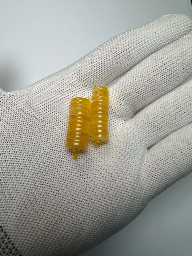 精工蜜蜡隔片.尺寸7mm-12mm.多样性发货