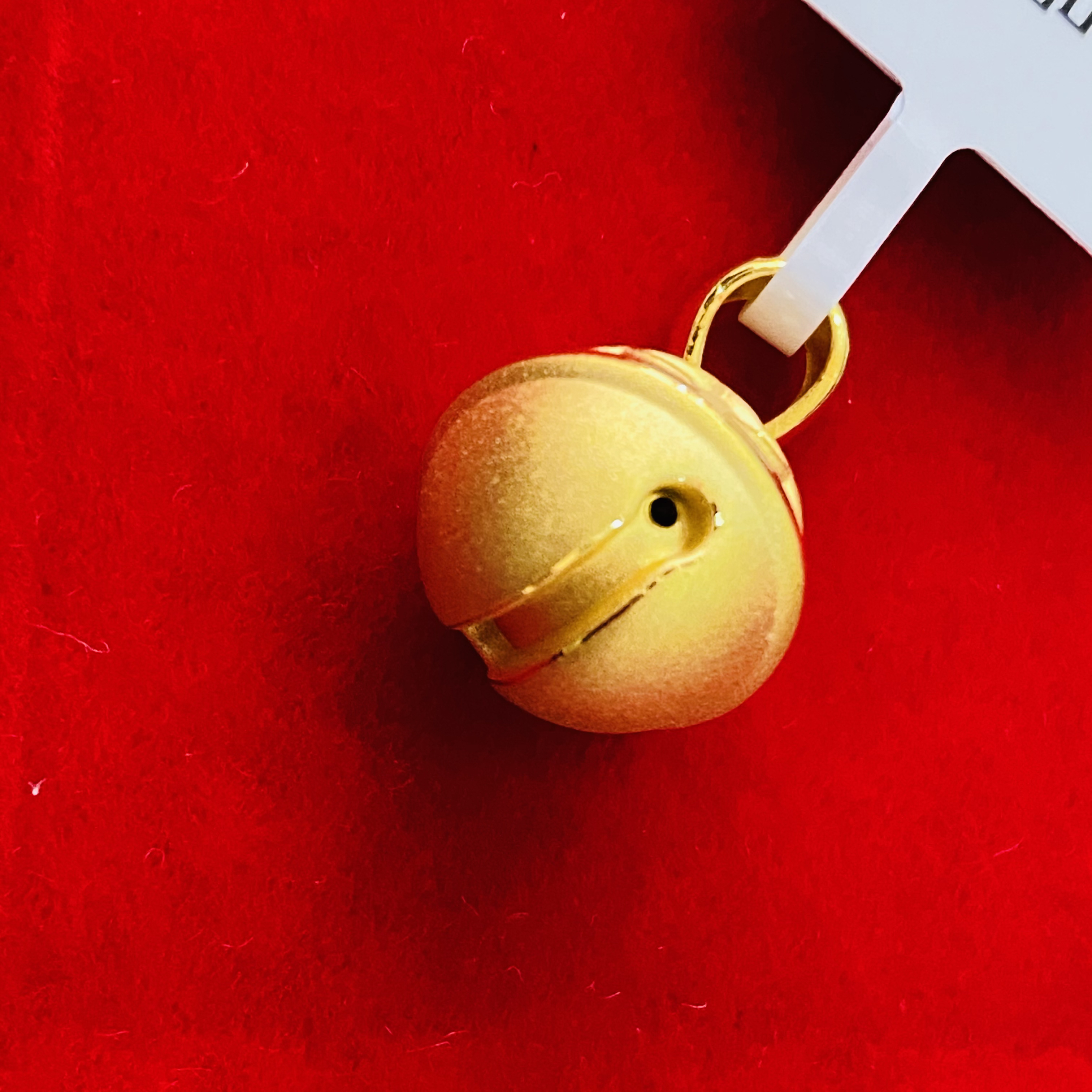 【夏夏专享】足金999饰品 铃铛吊坠 1.66 ZP