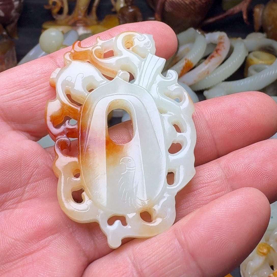 和田玉挂件未镶嵌