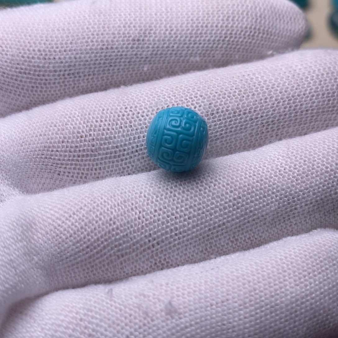 绿松石未镶嵌绿松石回纹10.9