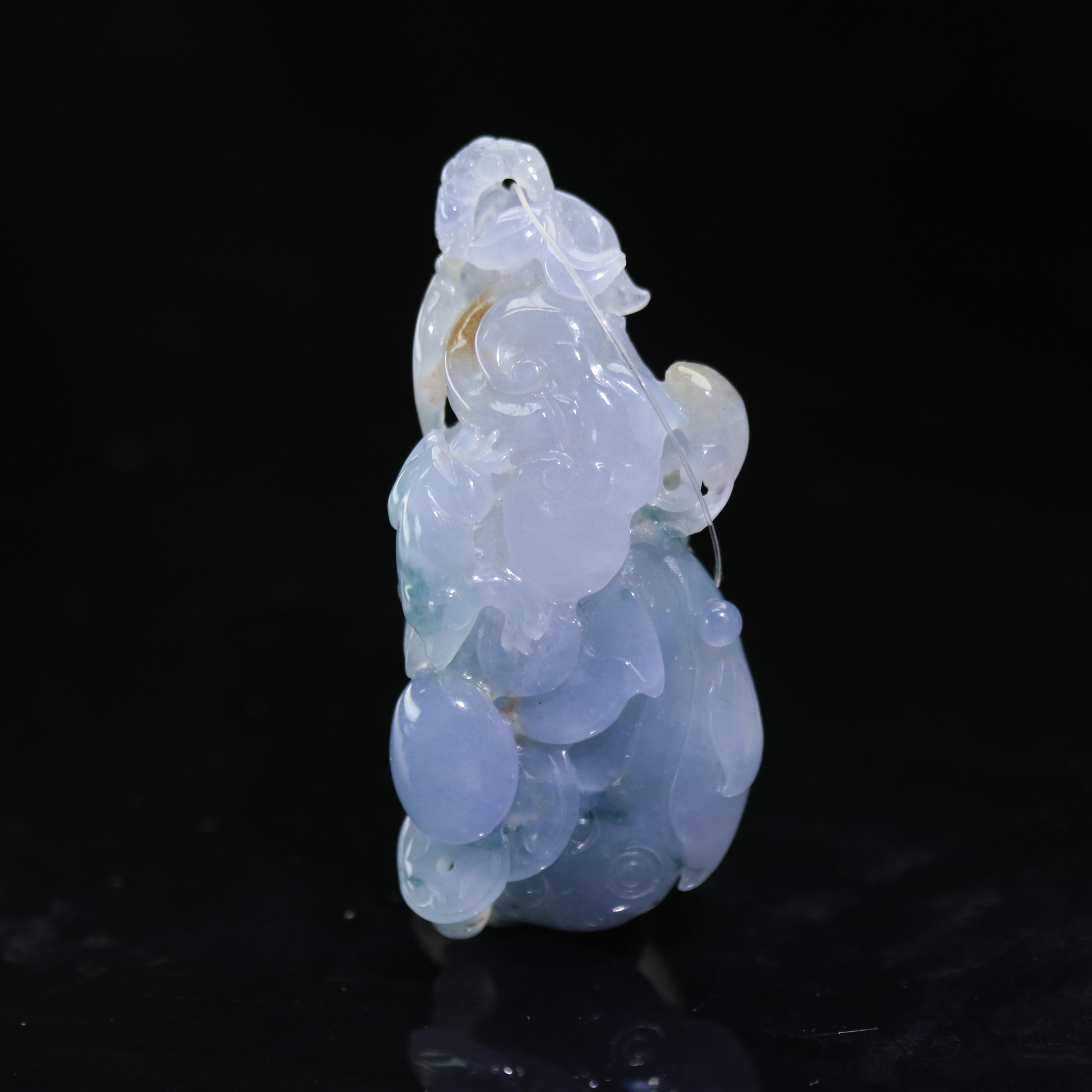 21天然缅甸翡翠A货冰紫吊坠/300016/上海嘉禾拍卖