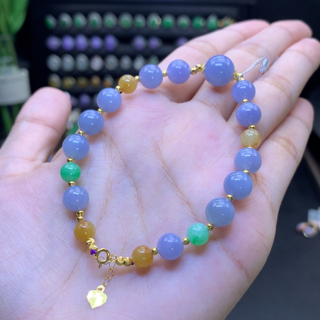 翡翠未镶嵌颈饰天然