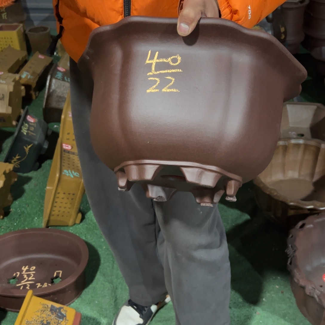 紫砂花盆紫砂花盆