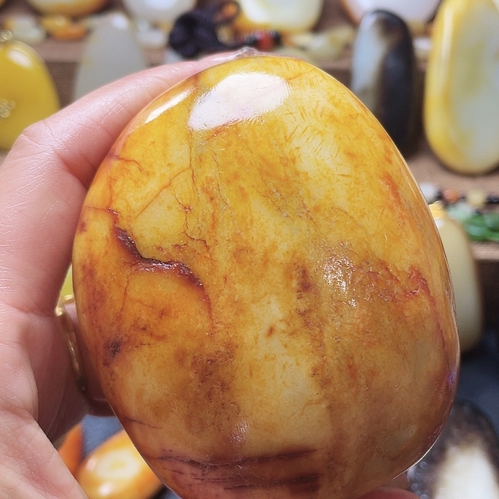 和田玉颈饰足银镶嵌