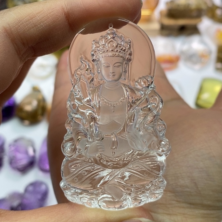 水晶颈饰未镶嵌海**空定制