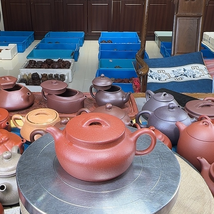 紫砂茶壶大斌桑扁