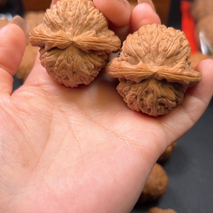 文玩核桃把件球白38