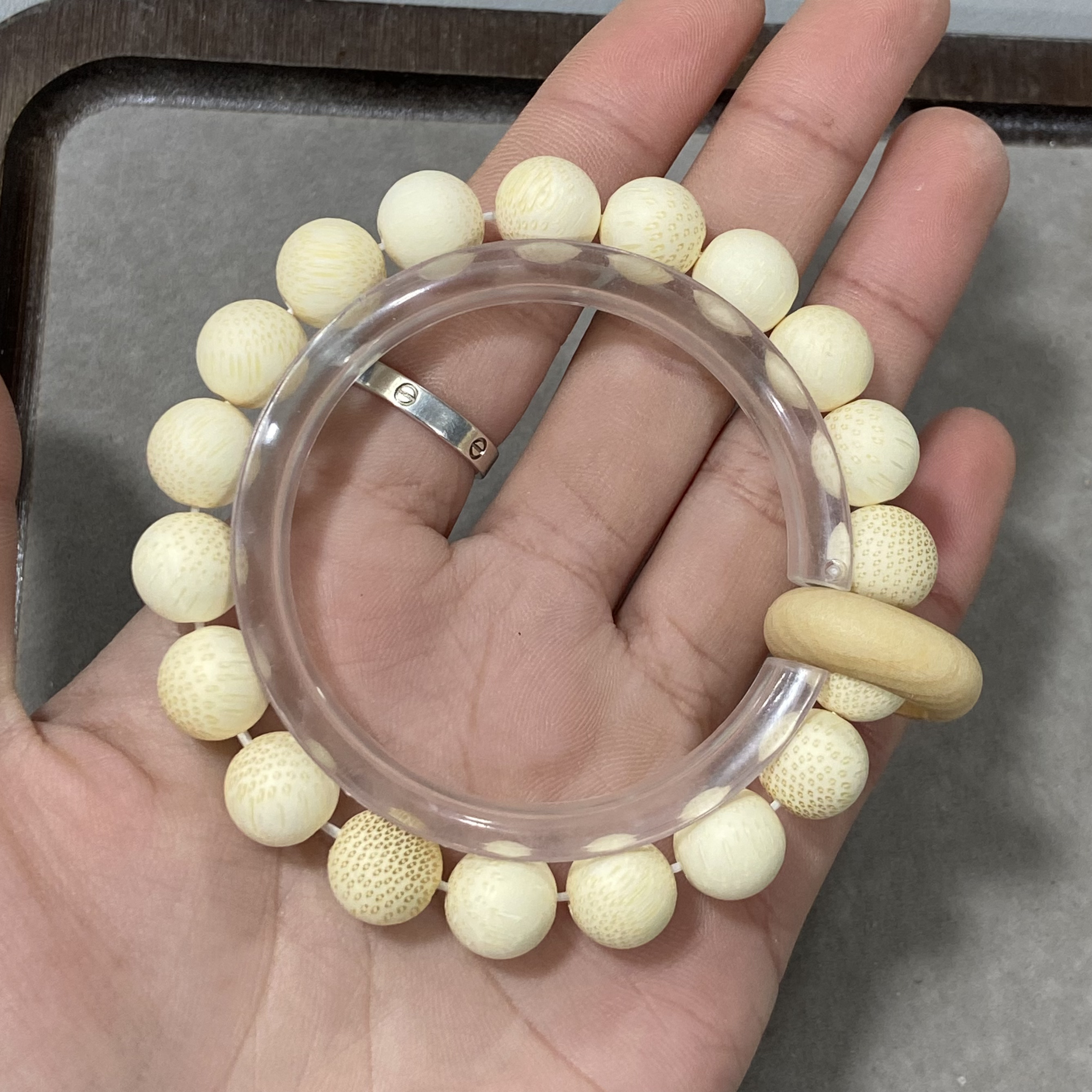 B953 金丝竹 卡1.0单圈手串