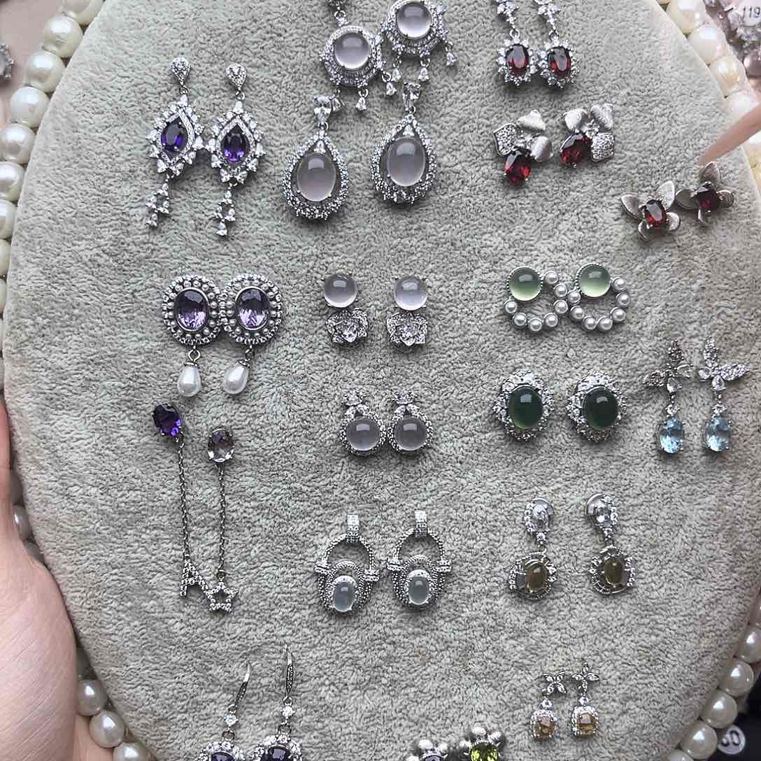 颈饰银S925镶嵌紫晶