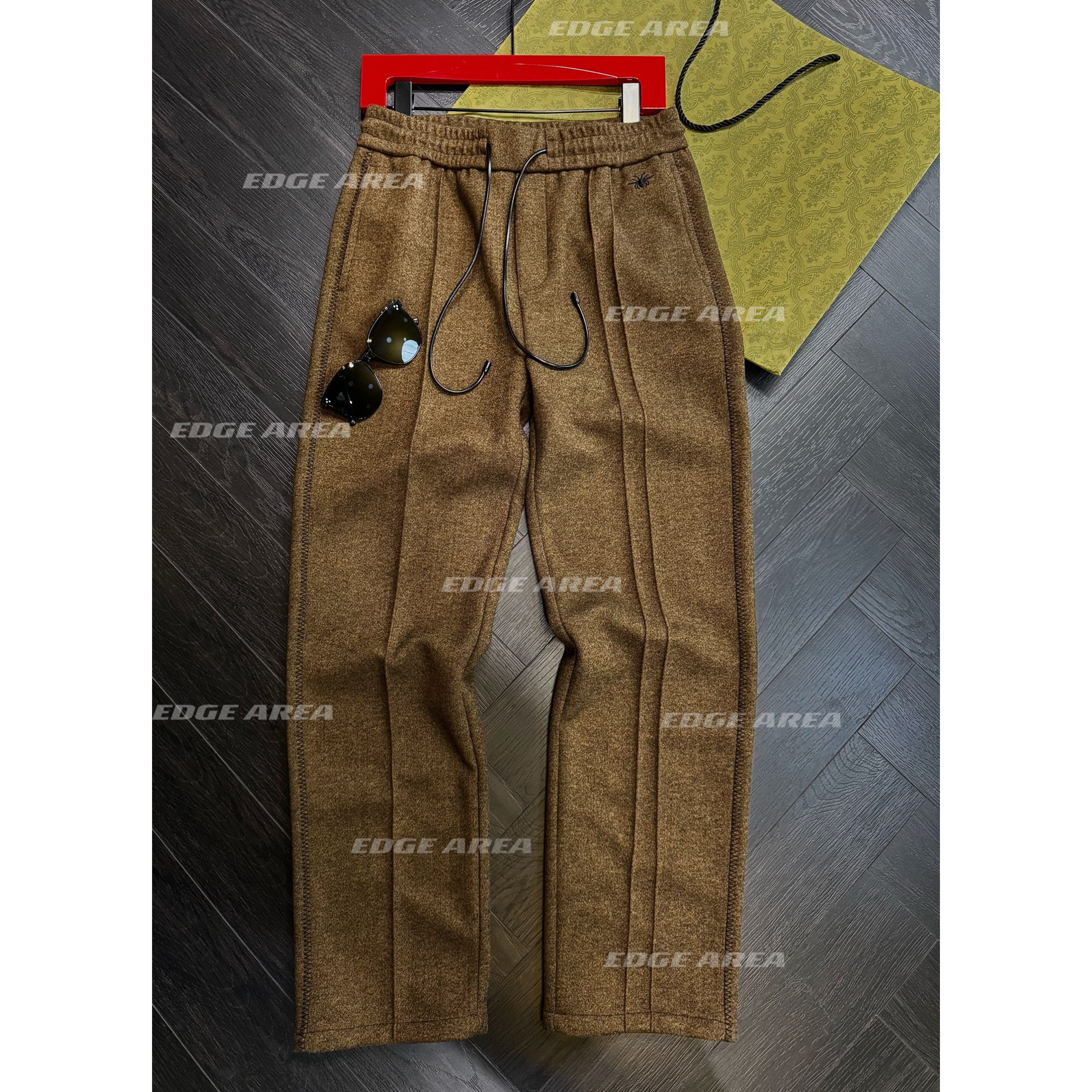 【EDGE AREA】品牌正品面料新款顶奢‘羊毛醋酸混纺’男直筒裤888-12