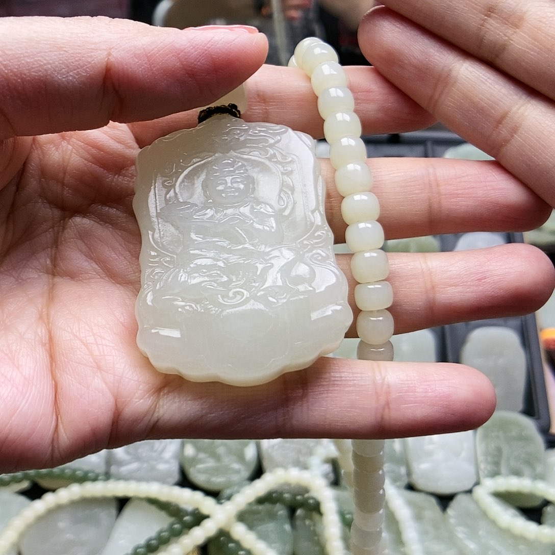 和田玉颈饰未镶嵌夏*宸