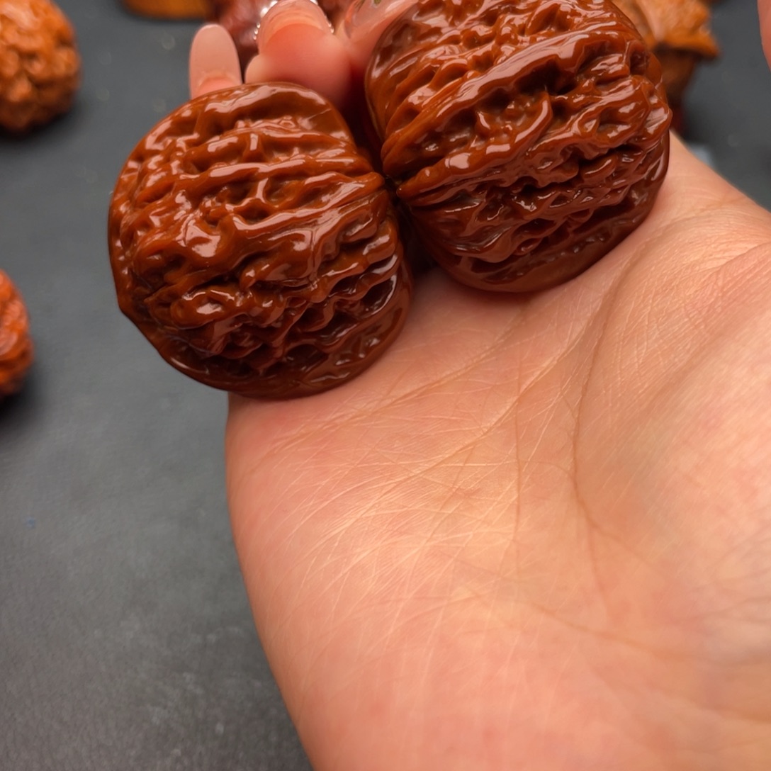 把件文玩核桃四座楼