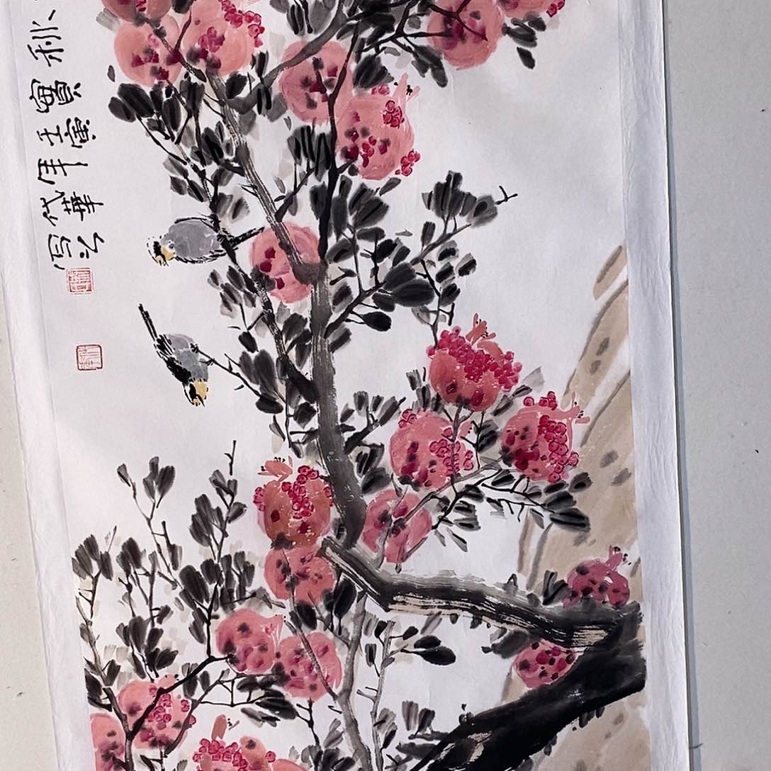 国画戚代华国画作品