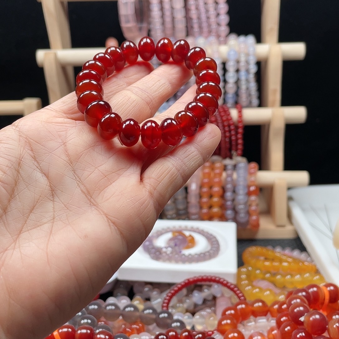 c***玛瑙/玉髓合金手链