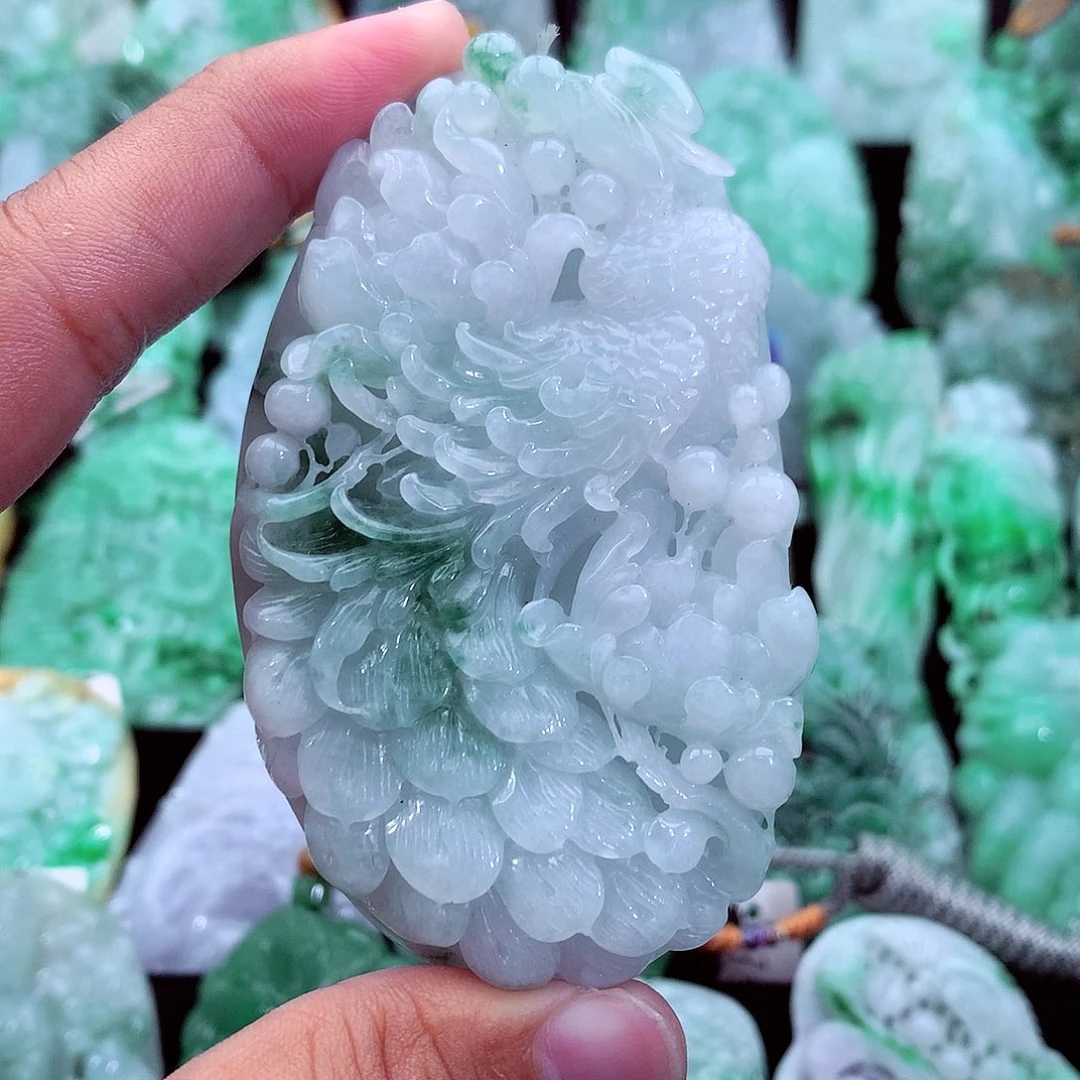 天然A货翡翠凤凰