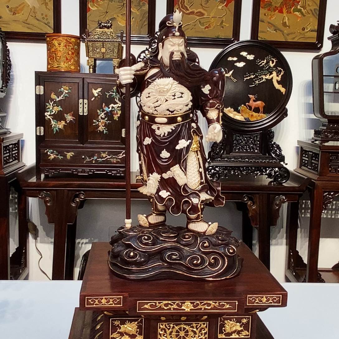 紫檀木类成套家具用****9小叶紫檀佛