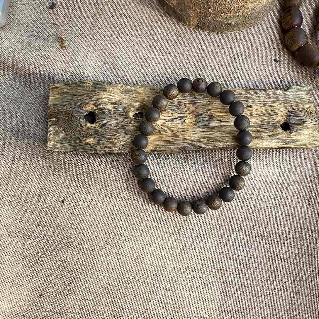 沉香手串沉水圆珠08单圈多样性发其一