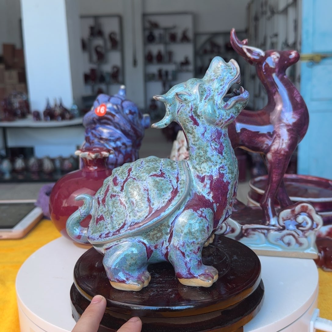 摆件郑家钧窑摆件