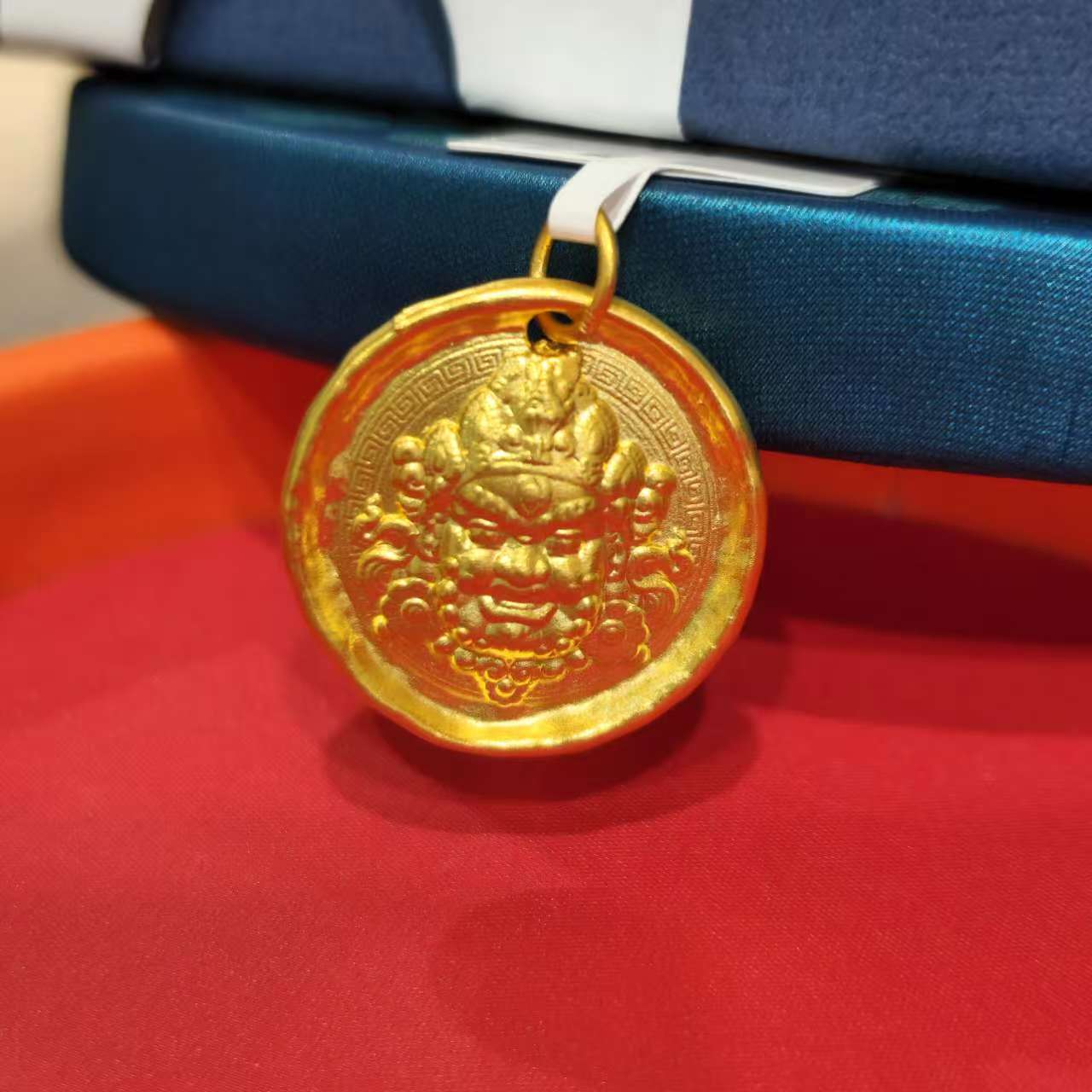 【奇奇专享】足金999饰品 黄财财吊坠GP 2.08