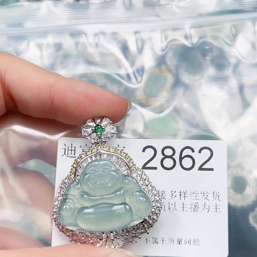 翡翠颈饰未镶嵌翡翠2862