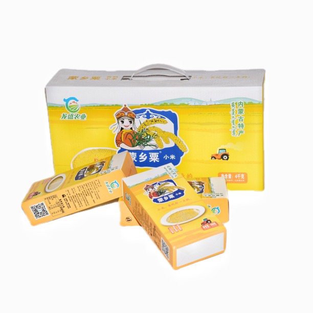 内蒙古特产 小米4kg/盒