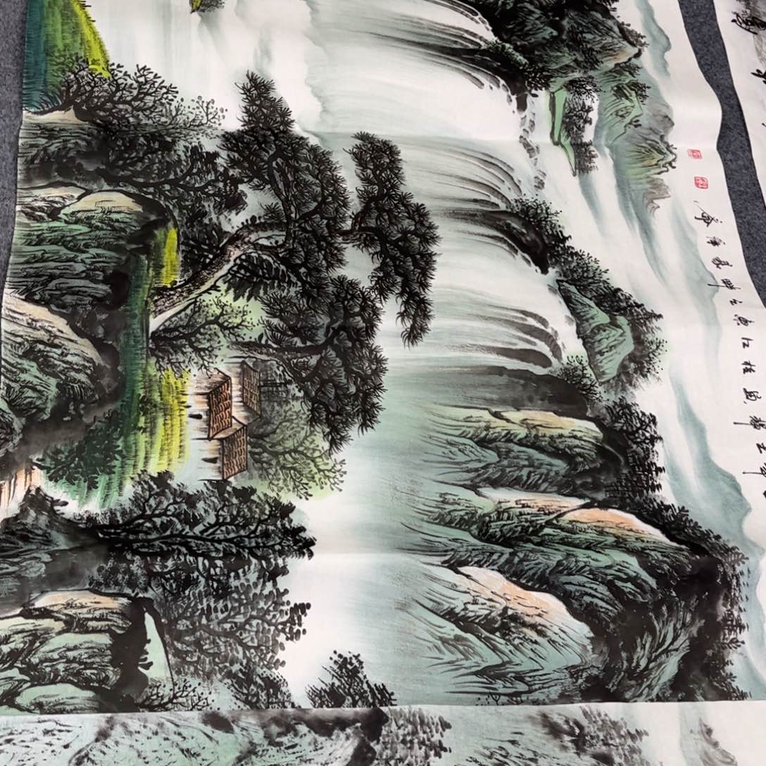 国画蓝**洋我的小伙伴都知道