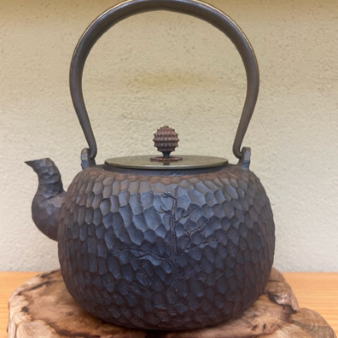 纯手工日式南部铁器烧水泡茶家用高端茶具铁瓶1400cc全手工
