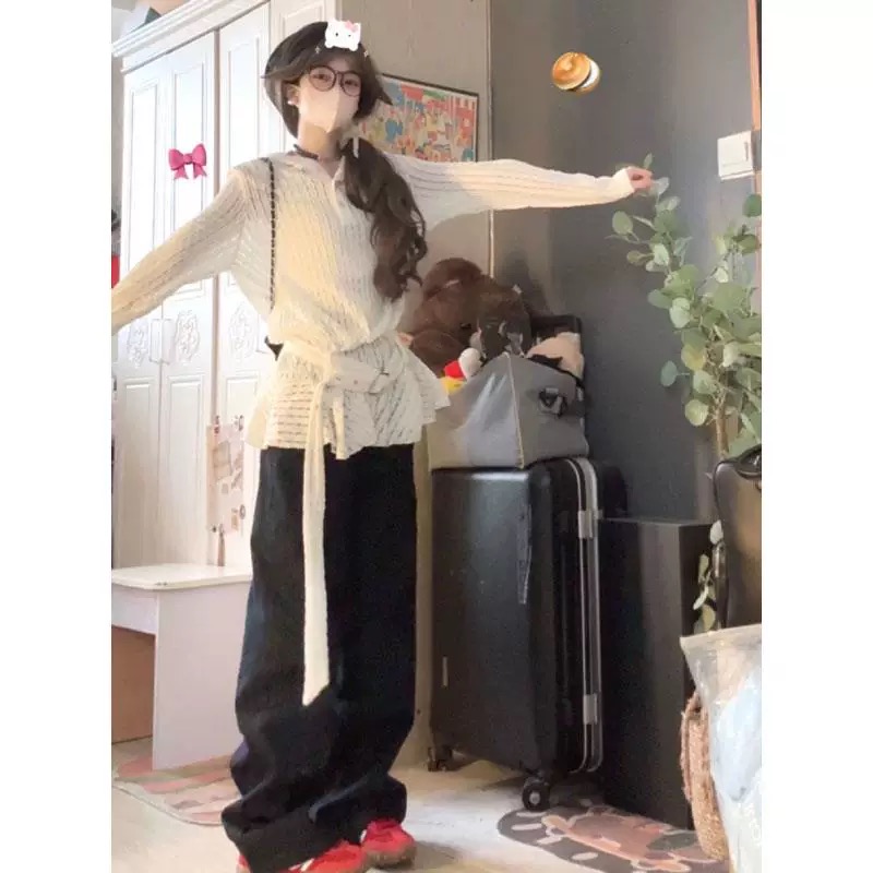 新款大码蕾丝镂空连帽长袖衬衫女春季设计感小个子宽松荷叶边长袖