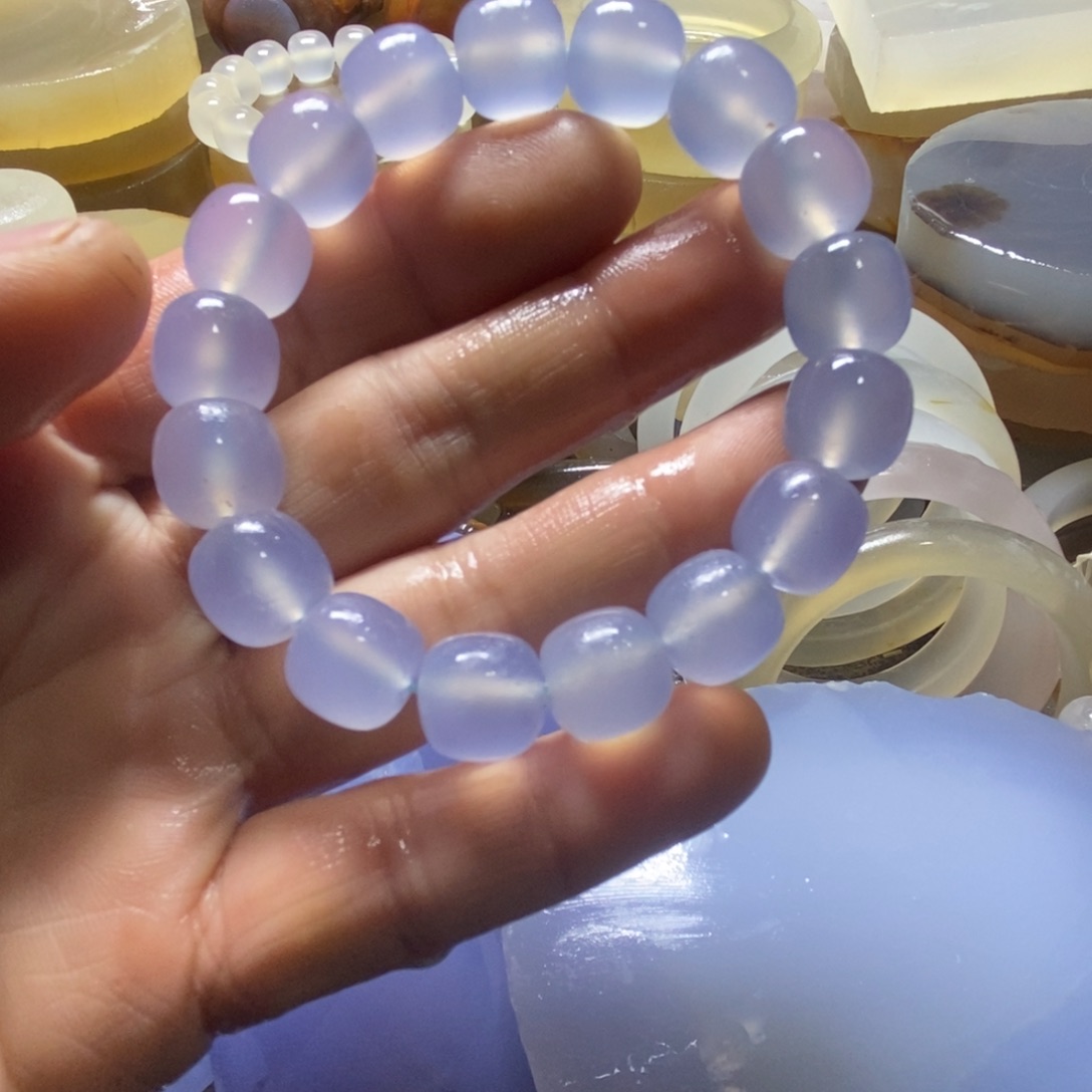 玛瑙/玉髓未镶嵌手链