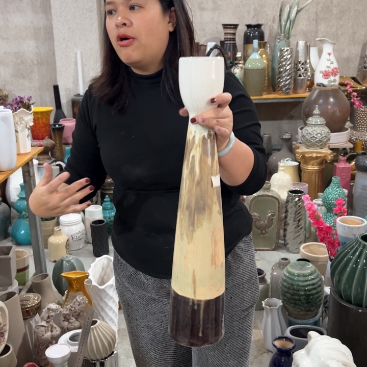 摆件高度59厘米口径7厘米微瑕捡漏底部干裂