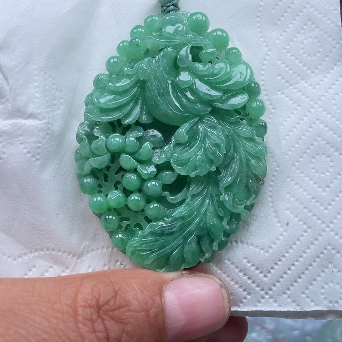 颈饰未镶嵌翡翠翡玉缘翡翠