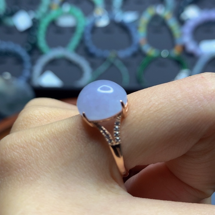 翡翠手链银S925镶嵌翡翠