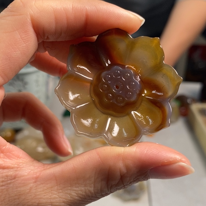 玛瑙/玉髓吊坠(不含链)未镶嵌