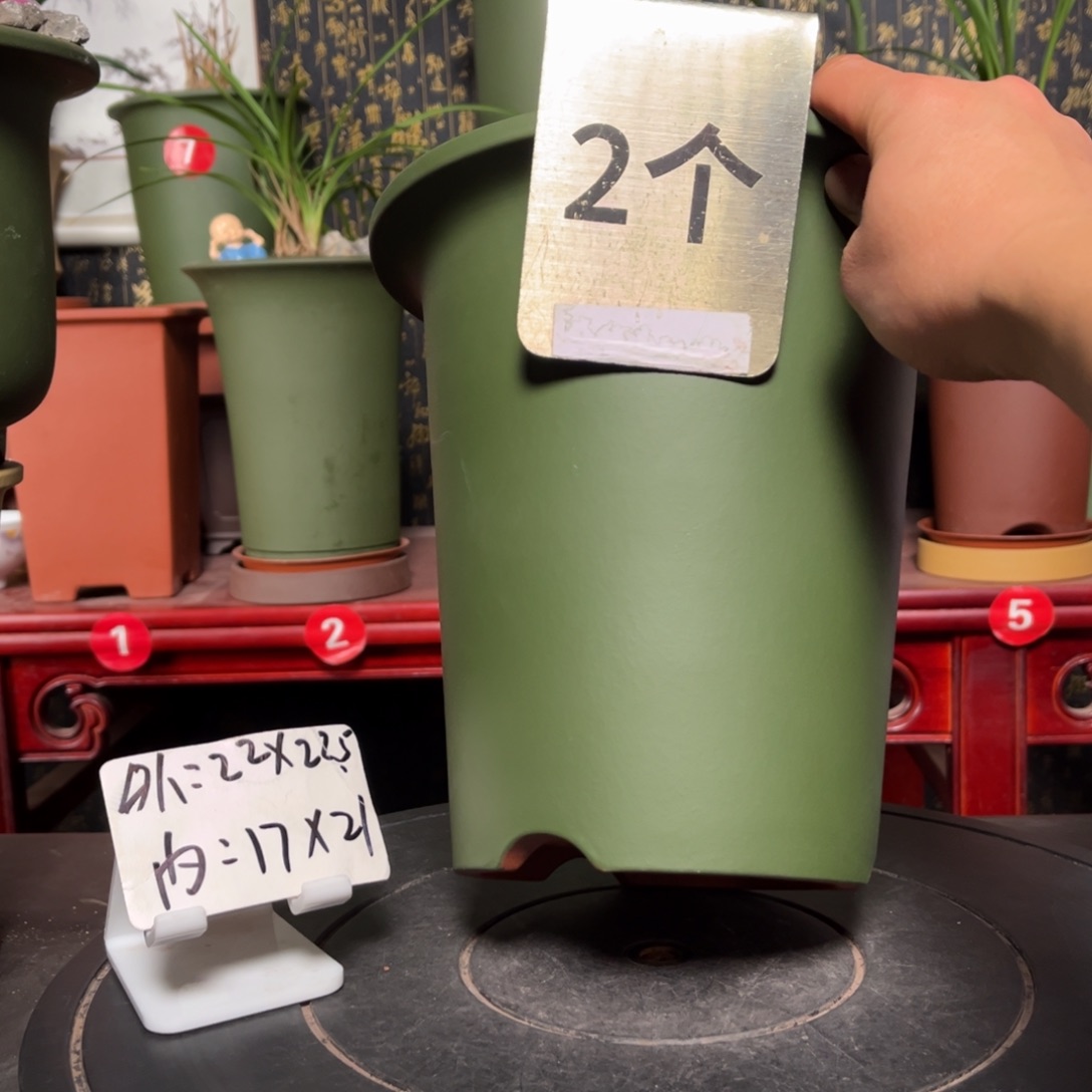 紫砂花盆紫砂花盆