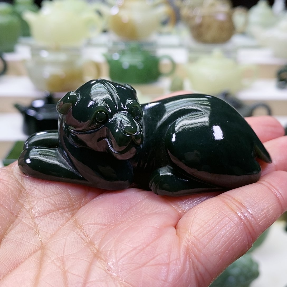 和田玉未镶嵌茶宠