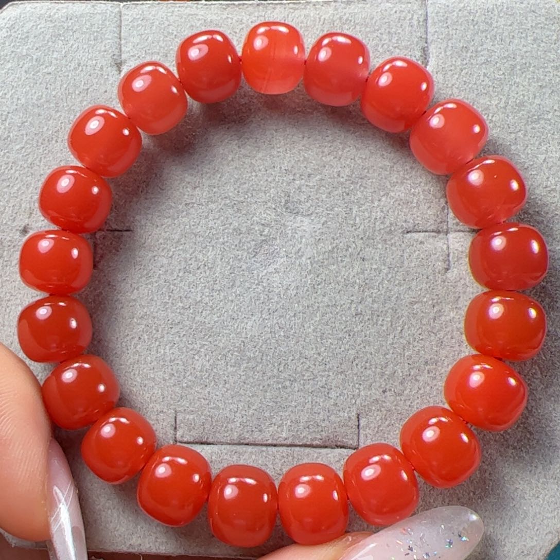 南红玛瑙未镶嵌10+老型单圈