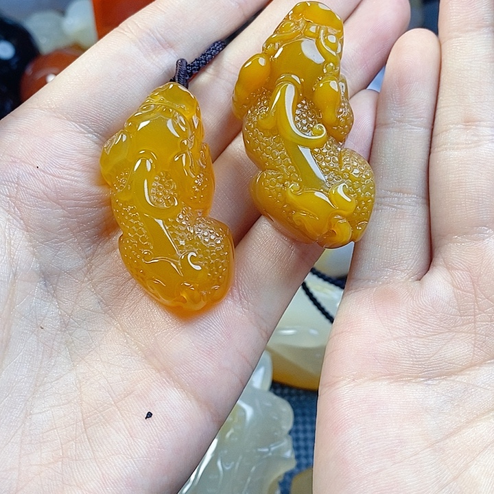 海***心玛瑙/玉髓未镶嵌玛瑙