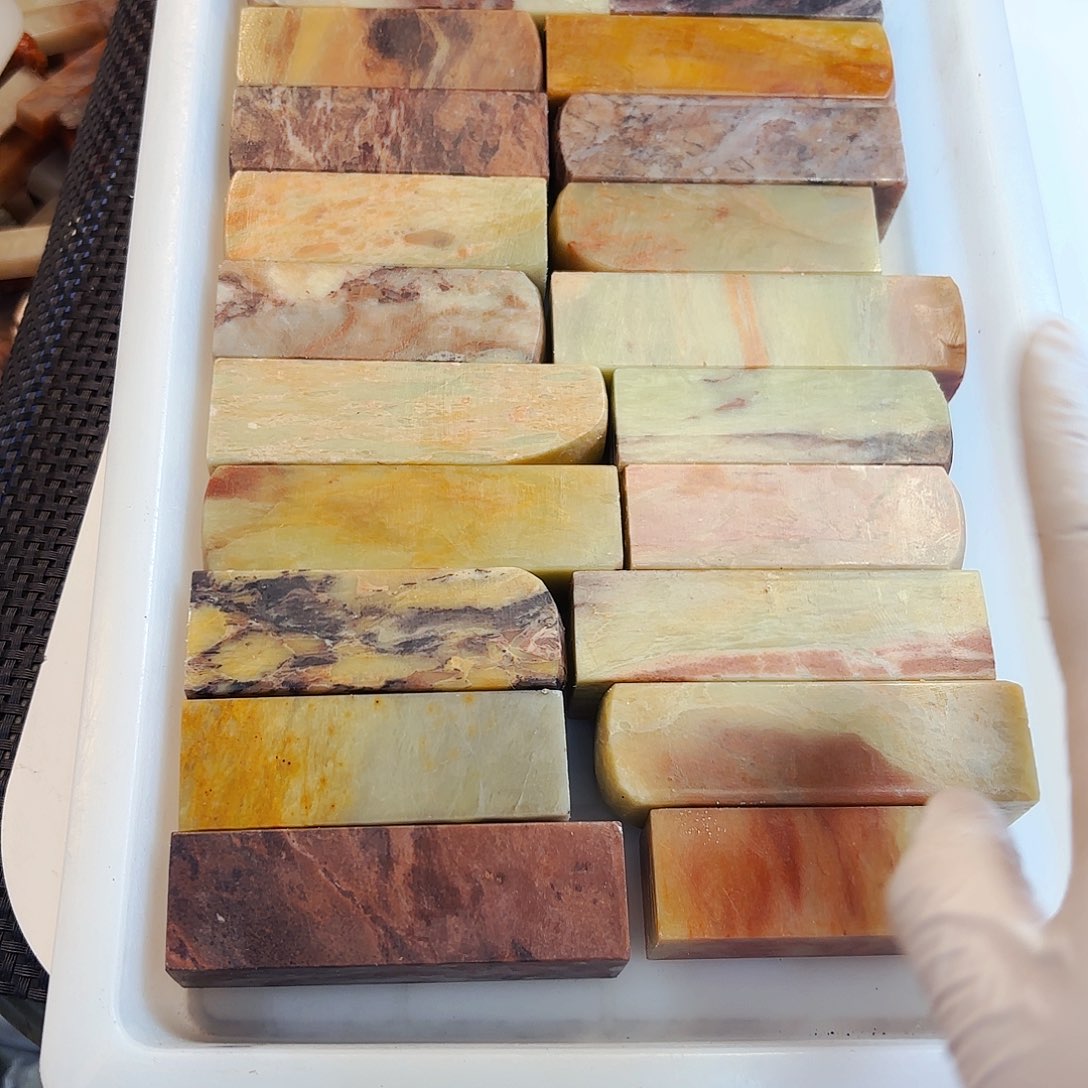 潍***柜印石青田石苹果等新材料