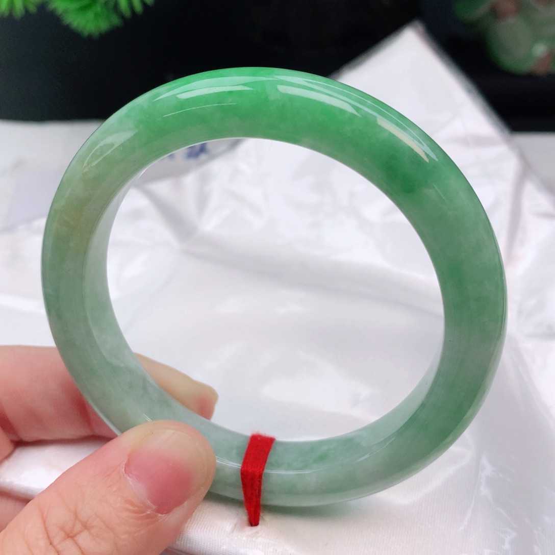 未镶嵌手镯翡翠54-55圈