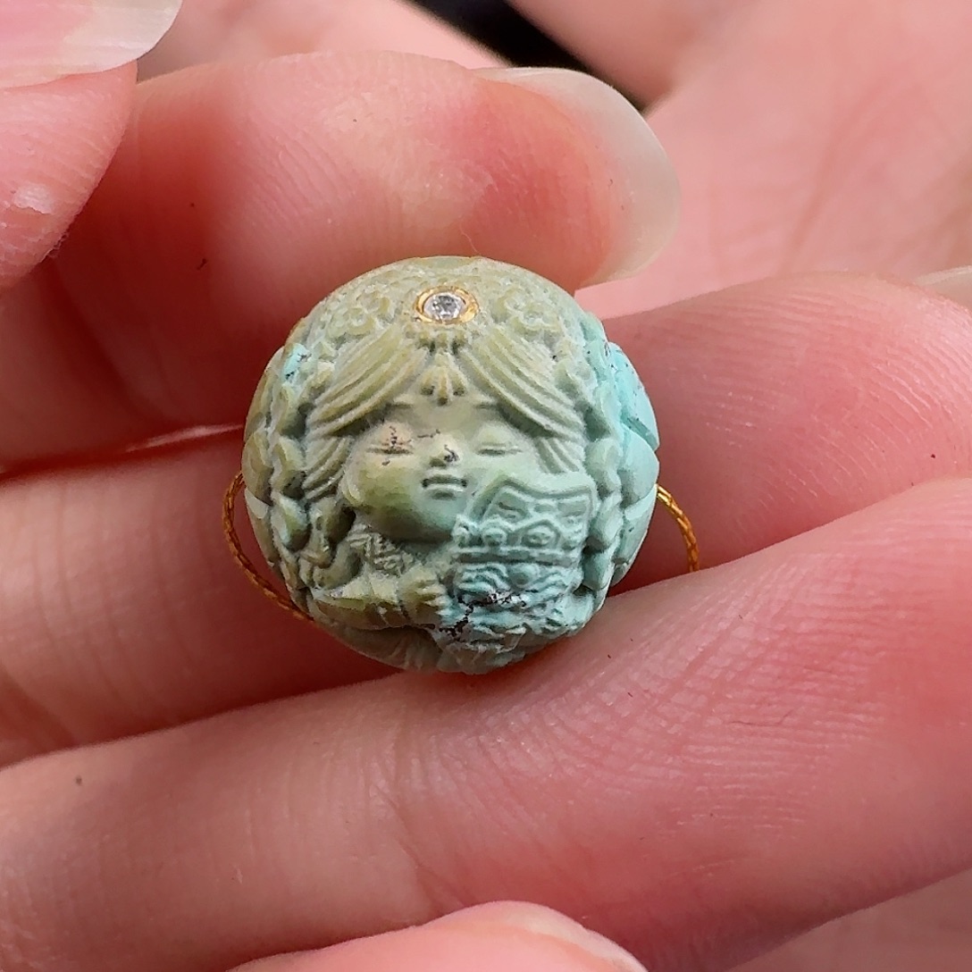 绿松石珠宝奇石未镶嵌