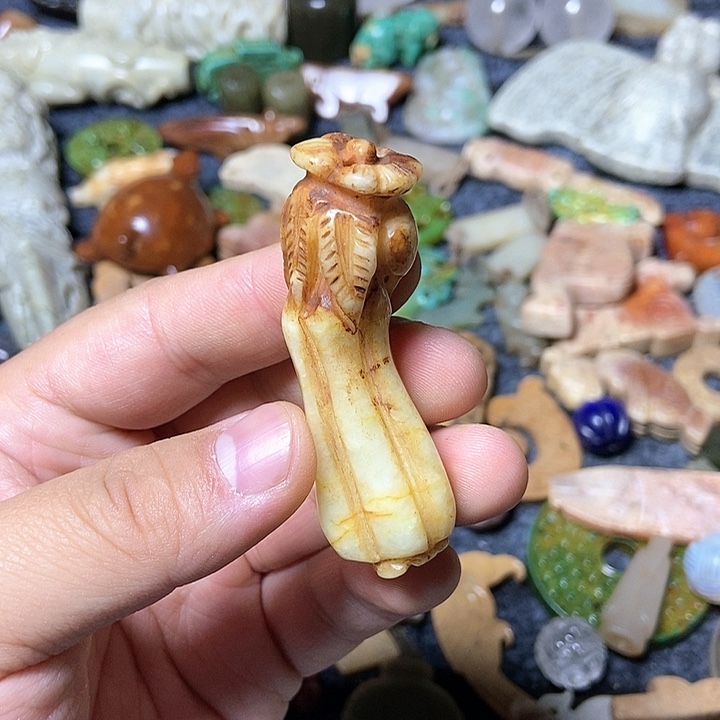 和田玉未镶嵌颈饰160