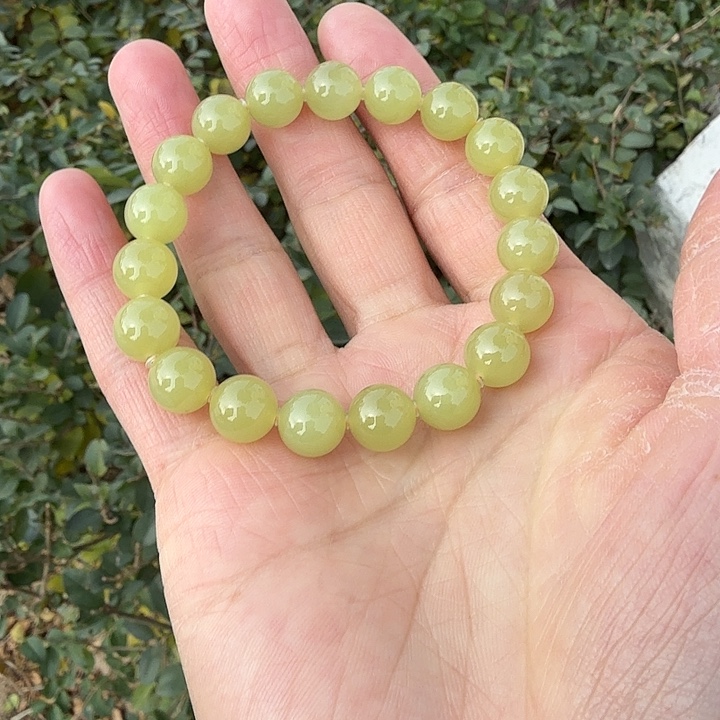 和田玉（黄玉）未镶嵌手链