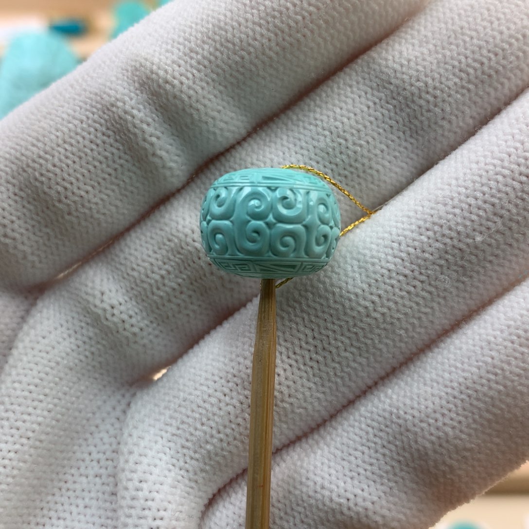 绿松石珠宝玉石未镶嵌