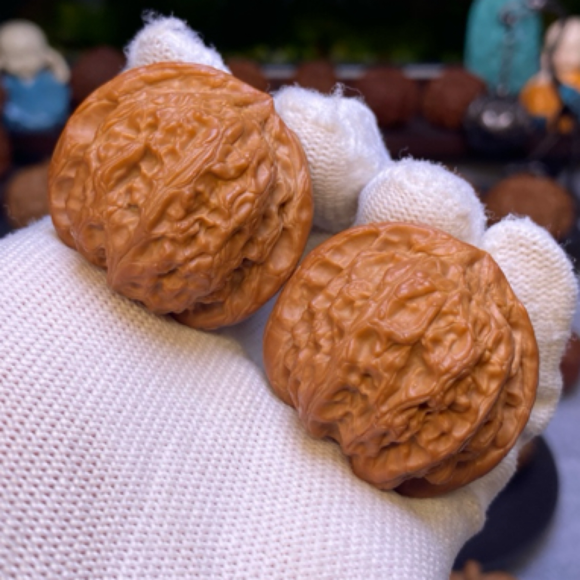 鲁班斧金钱三棱核桃眼野生38/35/34