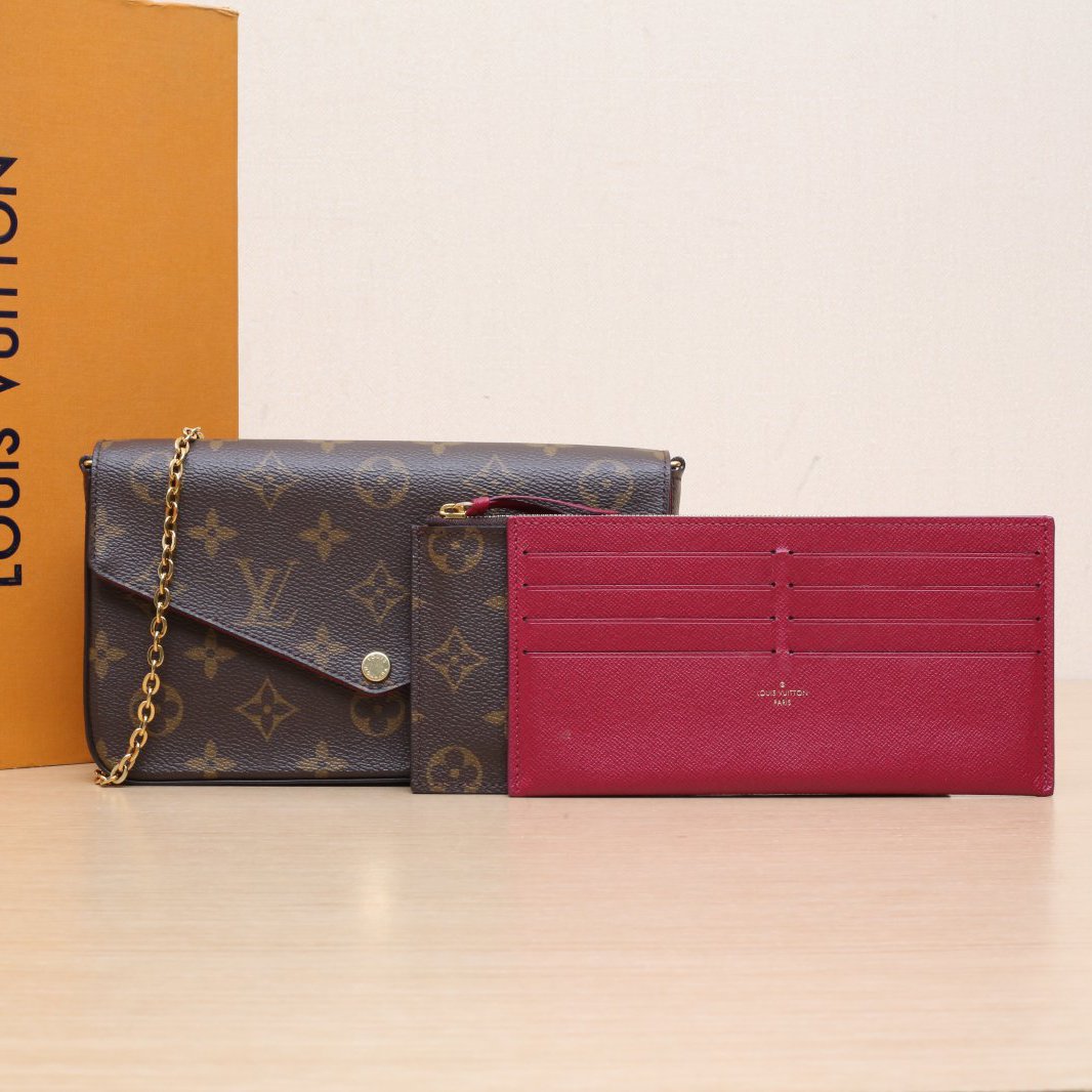 99新 LouisVuitton/路易威登 【娇】三合一链条包 PVC 2020 093869